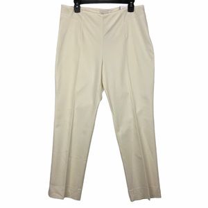 Chico's Ultimate Fit Cream Ankle Pants